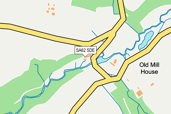 SA62 5DE map - OS OpenMap – Local (Ordnance Survey) SA62 5DE map - OS OpenMap – Local (Ordnance Survey)