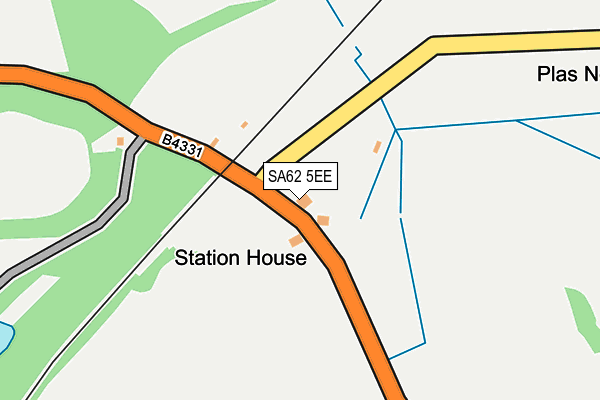 SA62 5EE map - OS OpenMap – Local (Ordnance Survey) SA62 5EE map - OS OpenMap – Local (Ordnance Survey)