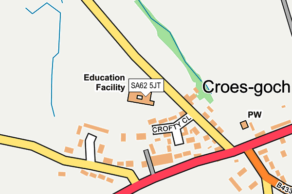 SA62 5JT map - OS OpenMap – Local (Ordnance Survey) SA62 5JT map - OS OpenMap – Local (Ordnance Survey)