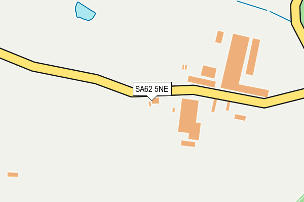 SA62 5NE map - OS OpenMap – Local (Ordnance Survey) SA62 5NE map - OS OpenMap – Local (Ordnance Survey)