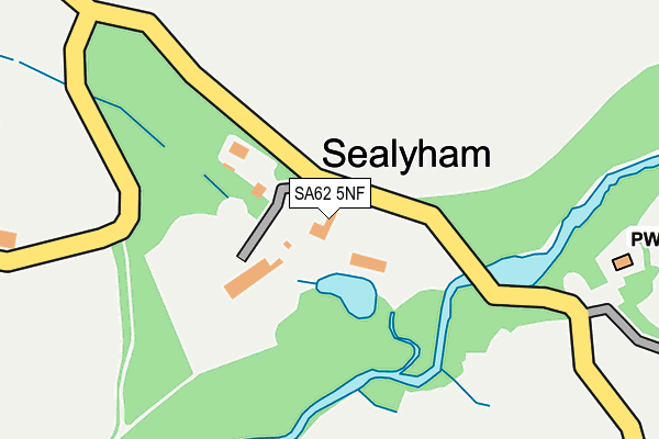 SA62 5NF map - OS OpenMap – Local (Ordnance Survey) SA62 5NF map - OS OpenMap – Local (Ordnance Survey)