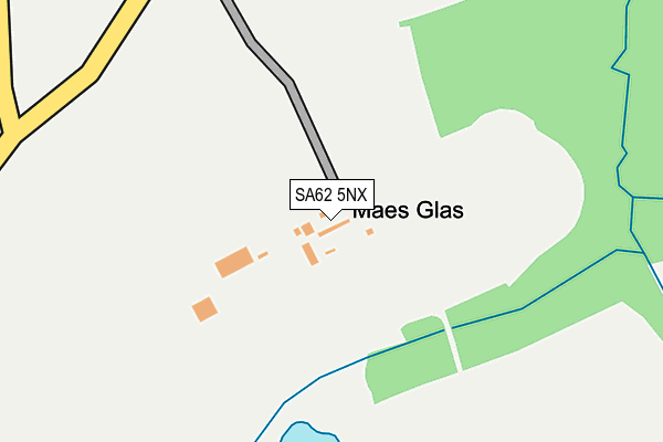 SA62 5NX map - OS OpenMap – Local (Ordnance Survey) SA62 5NX map - OS OpenMap – Local (Ordnance Survey)