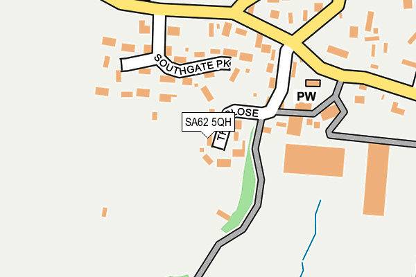 SA62 5QH map - OS OpenMap – Local (Ordnance Survey) SA62 5QH map - OS OpenMap – Local (Ordnance Survey)