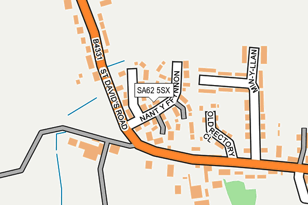 SA62 5SX map - OS OpenMap – Local (Ordnance Survey) SA62 5SX map - OS OpenMap – Local (Ordnance Survey)