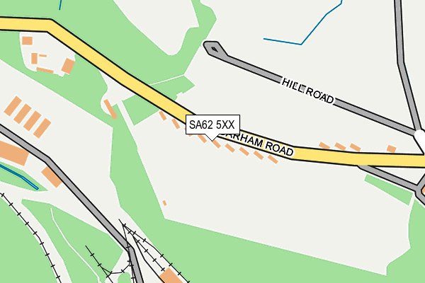 SA62 5XX map - OS OpenMap – Local (Ordnance Survey) SA62 5XX map - OS OpenMap – Local (Ordnance Survey)