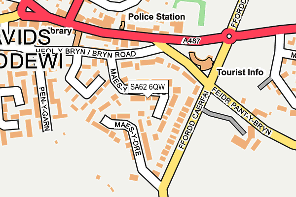 SA62 6QW map - OS OpenMap – Local (Ordnance Survey) SA62 6QW map - OS OpenMap – Local (Ordnance Survey)