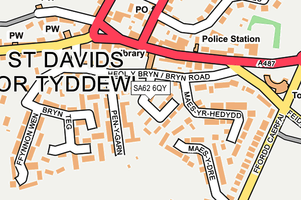 SA62 6QY map - OS OpenMap – Local (Ordnance Survey) SA62 6QY map - OS OpenMap – Local (Ordnance Survey)