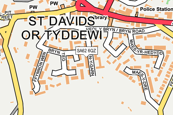 SA62 6QZ map - OS OpenMap – Local (Ordnance Survey) SA62 6QZ map - OS OpenMap – Local (Ordnance Survey)