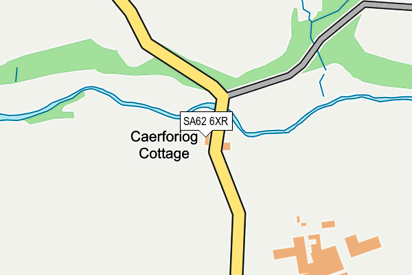 SA62 6XR map - OS OpenMap – Local (Ordnance Survey) SA62 6XR map - OS OpenMap – Local (Ordnance Survey)