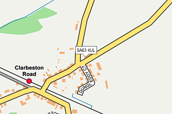 SA63 4UL map - OS OpenMap – Local (Ordnance Survey) SA63 4UL map - OS OpenMap – Local (Ordnance Survey)
