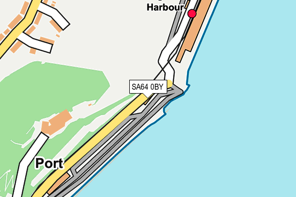 SA64 0BY map - OS OpenMap – Local (Ordnance Survey)
