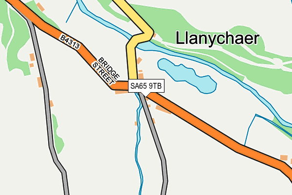 SA65 9TB map - OS OpenMap – Local (Ordnance Survey) SA65 9TB map - OS OpenMap – Local (Ordnance Survey)