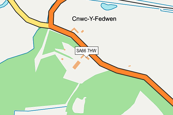 SA66 7HW map - OS OpenMap – Local (Ordnance Survey)