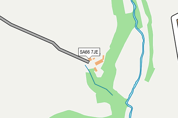 SA66 7JE map - OS OpenMap – Local (Ordnance Survey) SA66 7JE map - OS OpenMap – Local (Ordnance Survey)