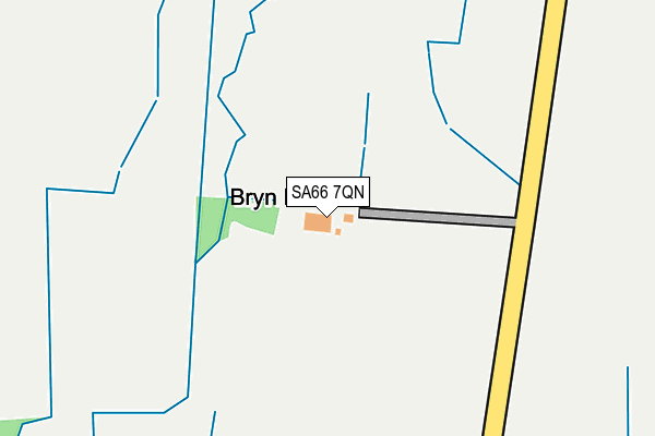 SA66 7QN map - OS OpenMap – Local (Ordnance Survey) SA66 7QN map - OS OpenMap – Local (Ordnance Survey)