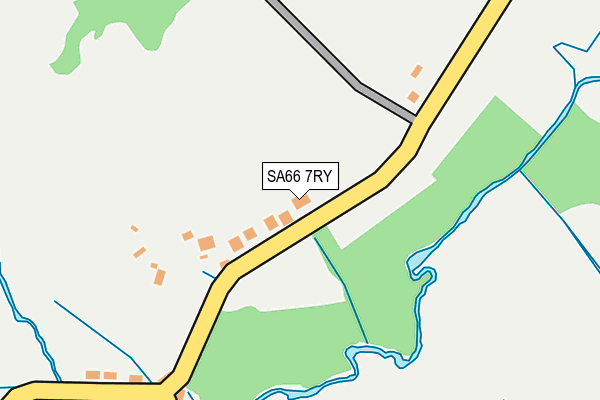 SA66 7RY map - OS OpenMap – Local (Ordnance Survey) SA66 7RY map - OS OpenMap – Local (Ordnance Survey)