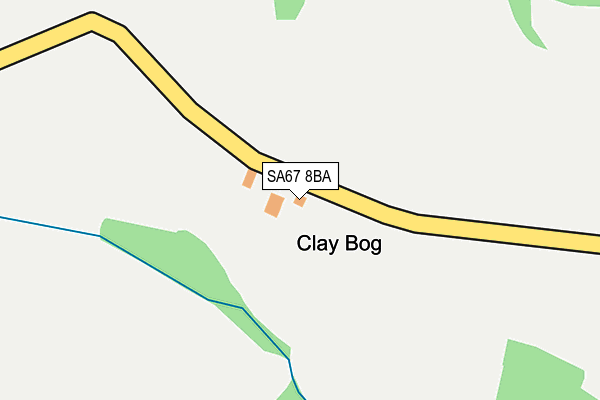 SA67 8BA map - OS OpenMap – Local (Ordnance Survey) SA67 8BA map - OS OpenMap – Local (Ordnance Survey)