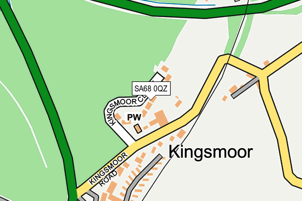 SA68 0QZ map - OS OpenMap – Local (Ordnance Survey) SA68 0QZ map - OS OpenMap – Local (Ordnance Survey)