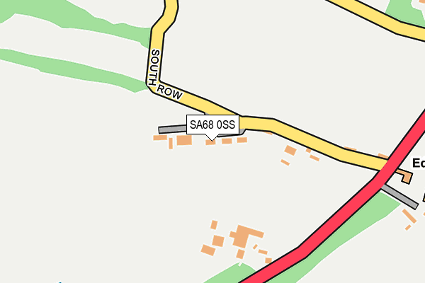 SA68 0SS map - OS OpenMap – Local (Ordnance Survey) SA68 0SS map - OS OpenMap – Local (Ordnance Survey)