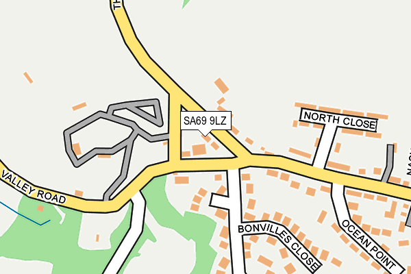 SA69 9LZ map - OS OpenMap – Local (Ordnance Survey) SA69 9LZ map - OS OpenMap – Local (Ordnance Survey)