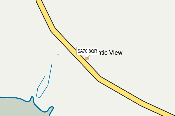 SA70 8QR map - OS OpenMap – Local (Ordnance Survey) SA70 8QR map - OS OpenMap – Local (Ordnance Survey)