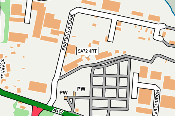 SA72 4RT map - OS OpenMap – Local (Ordnance Survey) SA72 4RT map - OS OpenMap – Local (Ordnance Survey)
