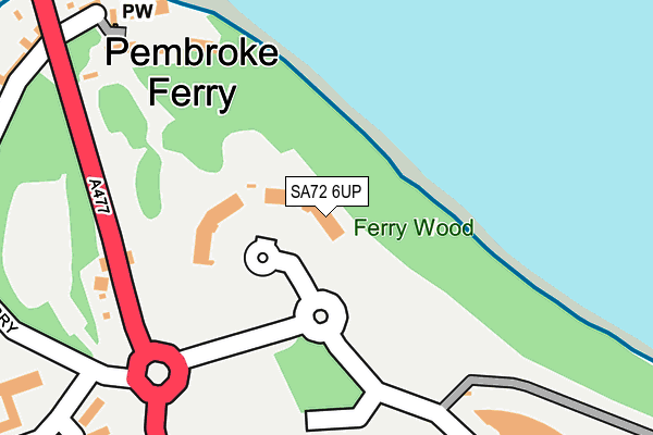 SA72 6UP map - OS OpenMap – Local (Ordnance Survey) SA72 6UP map - OS OpenMap – Local (Ordnance Survey)