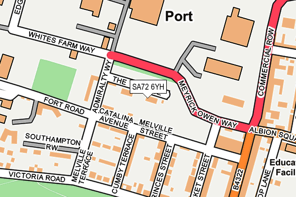 SA72 6YH map - OS OpenMap – Local (Ordnance Survey) SA72 6YH map - OS OpenMap – Local (Ordnance Survey)