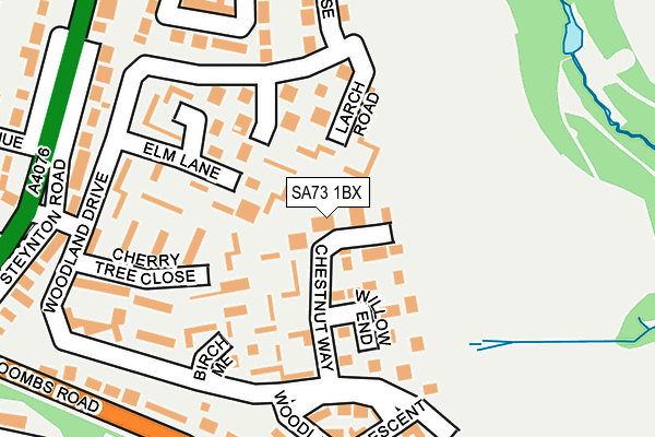 SA73 1BX map - OS OpenMap – Local (Ordnance Survey) SA73 1BX map - OS OpenMap – Local (Ordnance Survey)