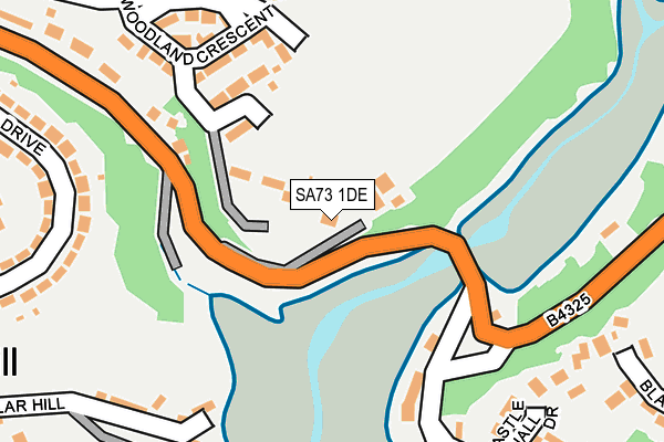 SA73 1DE map - OS OpenMap – Local (Ordnance Survey) SA73 1DE map - OS OpenMap – Local (Ordnance Survey)