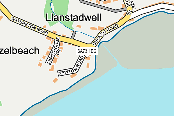 SA73 1EG map - OS OpenMap – Local (Ordnance Survey) SA73 1EG map - OS OpenMap – Local (Ordnance Survey)