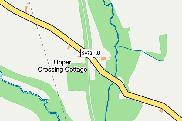 SA73 1JJ map - OS OpenMap – Local (Ordnance Survey) SA73 1JJ map - OS OpenMap – Local (Ordnance Survey)