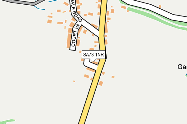 SA73 1NR map - OS OpenMap – Local (Ordnance Survey) SA73 1NR map - OS OpenMap – Local (Ordnance Survey)