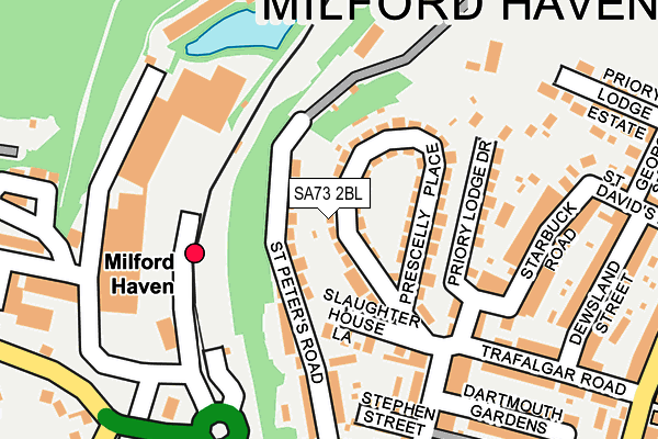 SA73 2BL map - OS OpenMap – Local (Ordnance Survey) SA73 2BL map - OS OpenMap – Local (Ordnance Survey)