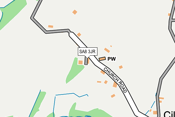 SA8 3JR map - OS OpenMap – Local (Ordnance Survey) SA8 3JR map - OS OpenMap – Local (Ordnance Survey)