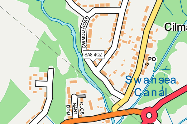SA8 4QZ map - OS OpenMap – Local (Ordnance Survey) SA8 4QZ map - OS OpenMap – Local (Ordnance Survey)