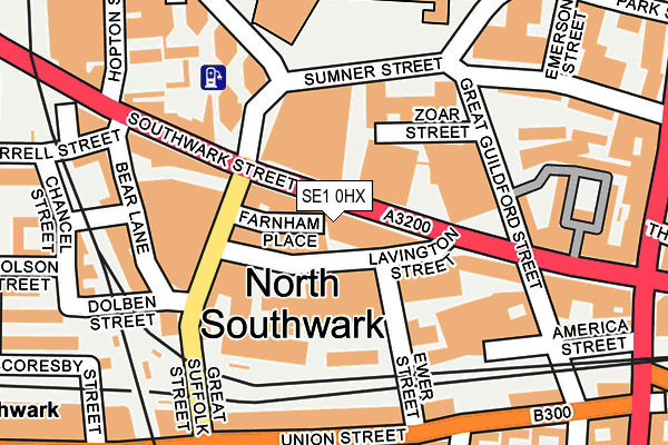 SE1 0HX map - OS OpenMap – Local (Ordnance Survey) SE1 0HX map - OS OpenMap – Local (Ordnance Survey)