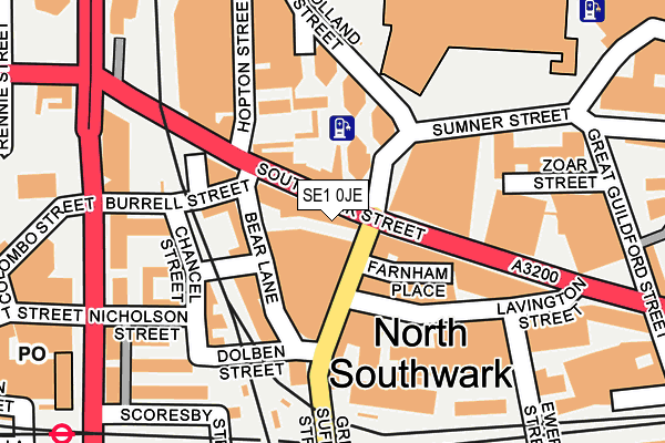 SE1 0JE map - OS OpenMap – Local (Ordnance Survey) SE1 0JE map - OS OpenMap – Local (Ordnance Survey)