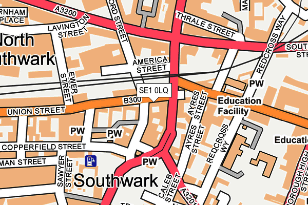 SE1 0LQ map - OS OpenMap – Local (Ordnance Survey) SE1 0LQ map - OS OpenMap – Local (Ordnance Survey)