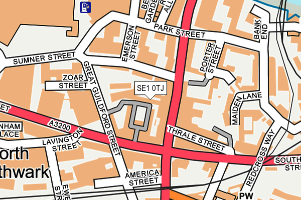 SE1 0TJ map - OS OpenMap – Local (Ordnance Survey) SE1 0TJ map - OS OpenMap – Local (Ordnance Survey)