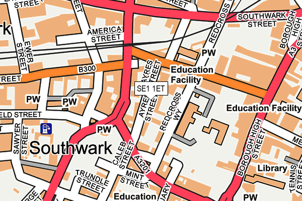 SE1 1ET map - OS OpenMap – Local (Ordnance Survey) SE1 1ET map - OS OpenMap – Local (Ordnance Survey)
