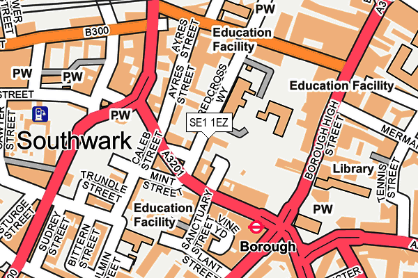 SE1 1EZ map - OS OpenMap – Local (Ordnance Survey) SE1 1EZ map - OS OpenMap – Local (Ordnance Survey)
