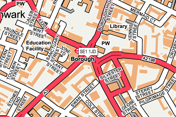 SE1 1JD map - OS OpenMap – Local (Ordnance Survey) SE1 1JD map - OS OpenMap – Local (Ordnance Survey)