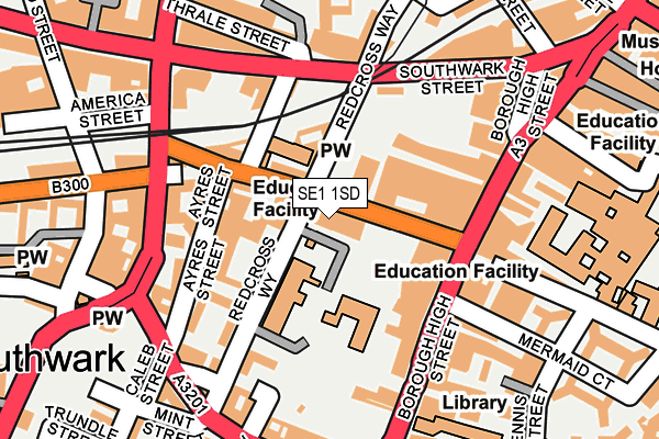 SE1 1SD map - OS OpenMap – Local (Ordnance Survey) SE1 1SD map - OS OpenMap – Local (Ordnance Survey)