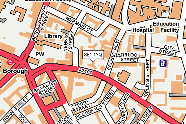 SE1 1YQ map - OS OpenMap – Local (Ordnance Survey) SE1 1YQ map - OS OpenMap – Local (Ordnance Survey)