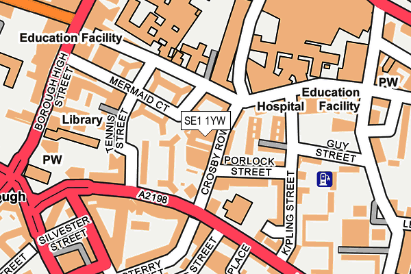 SE1 1YW map - OS OpenMap – Local (Ordnance Survey) SE1 1YW map - OS OpenMap – Local (Ordnance Survey)