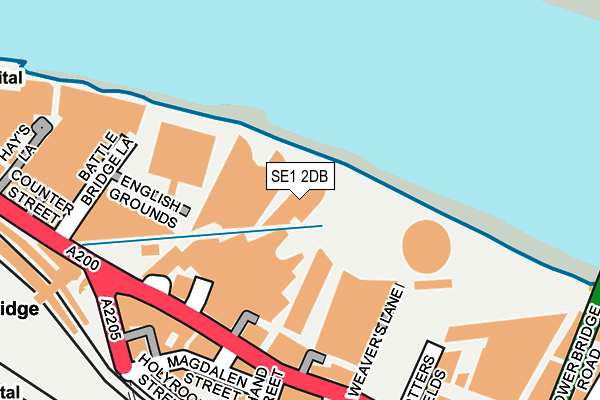 SE1 2DB map - OS OpenMap – Local (Ordnance Survey) SE1 2DB map - OS OpenMap – Local (Ordnance Survey)