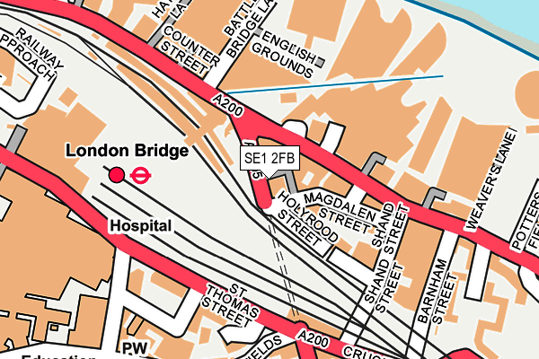SE1 2FB map - OS OpenMap – Local (Ordnance Survey) SE1 2FB map - OS OpenMap – Local (Ordnance Survey)