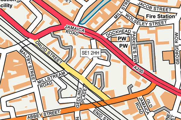 SE1 2HH map - OS OpenMap – Local (Ordnance Survey) SE1 2HH map - OS OpenMap – Local (Ordnance Survey)