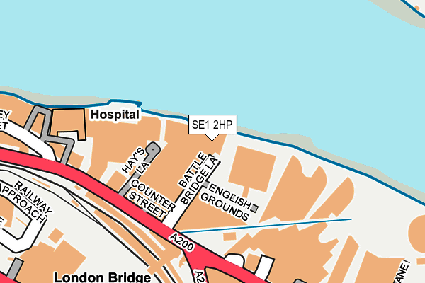 SE1 2HP map - OS OpenMap – Local (Ordnance Survey) SE1 2HP map - OS OpenMap – Local (Ordnance Survey)